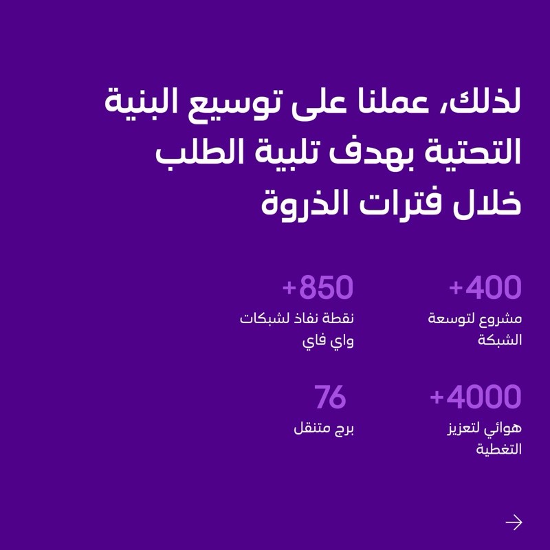 stc_ksa's tweet photo. في أول أيام الحج، شهدت خدمات الاتصالات ارتفاعاً في حجم الاستخدام، فيما واصلت الشبكة أداءها بكفاءة وموثوقية لخدمة ضيوف الرحمن في مختلف المشاعر.

للمزيد من التفاصيل 👇