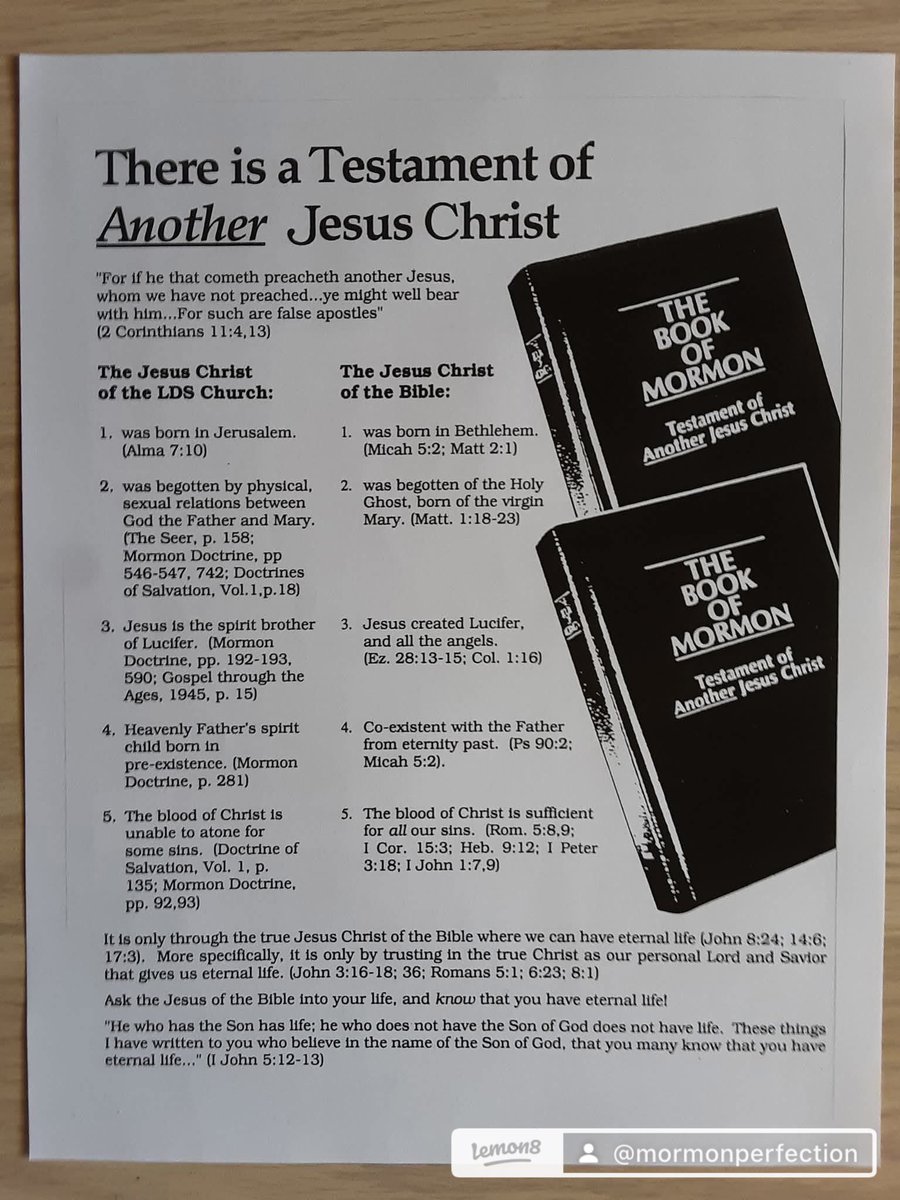 Helping Mormons Reach Perfection tweet media