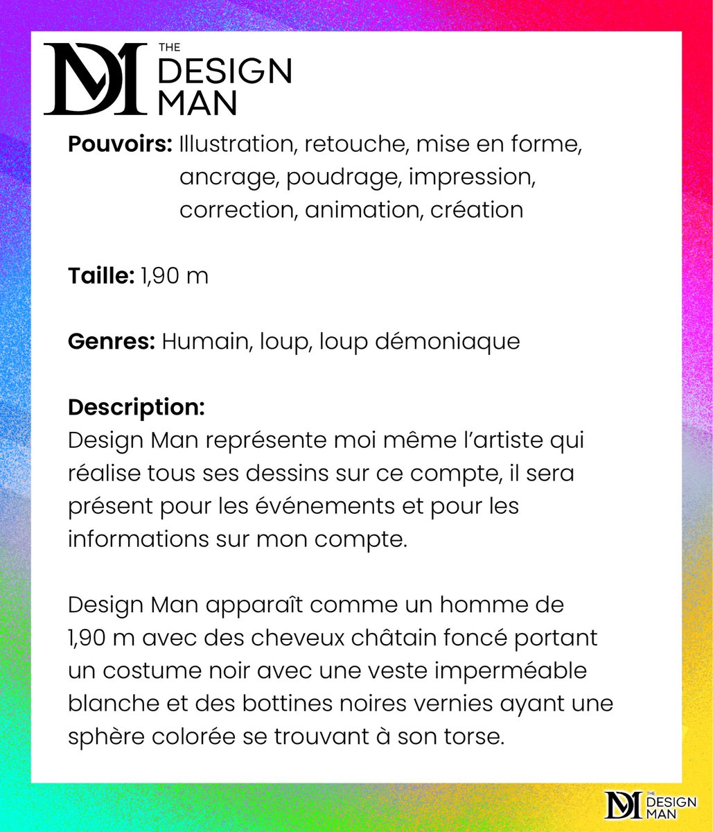 GWWL_wolf's tweet photo. Design Man,

The Design Man represents myself, the artist who creates all the drawings on this account. He will be present for events and for information about my account.

Like, Comment, Republish, Share… 💟.💬.🔁.📨

#art #drawing #artist #avatar #oc https://t.co/4enBv8xDif