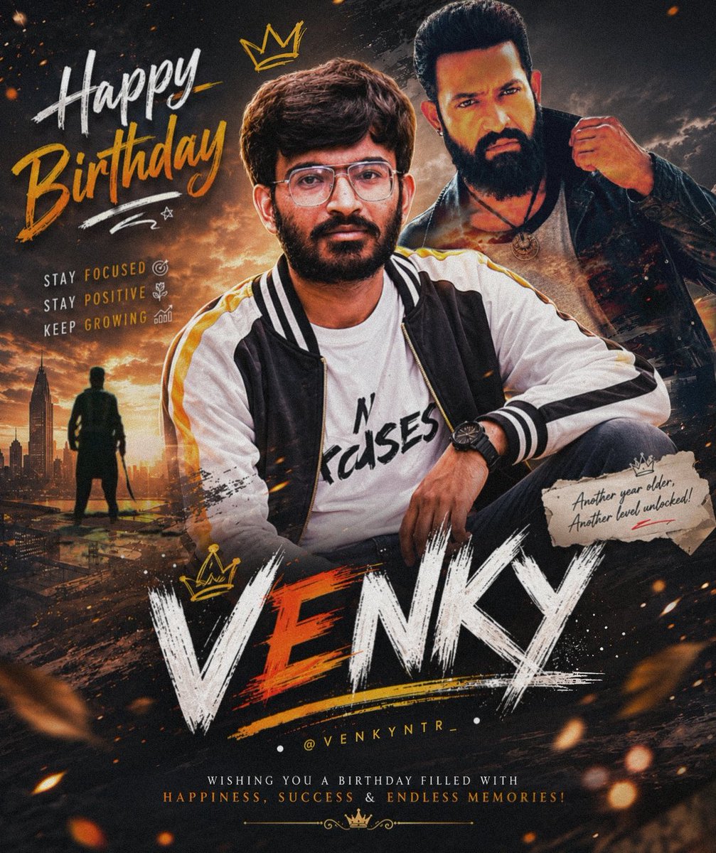 Varshith_Edits's tweet photo. Met you as a friend, But destiny made You my Tammudu.. 
From friendship to brotherhood, our bond became forever special❤️.. 

Happy Birthday Tammudu @VenkyNTR_! 🥳🔥

 Wishing you endless happiness, success &amp; unforgettable memories ahead. https://t.co/WJh1C4s4Xz