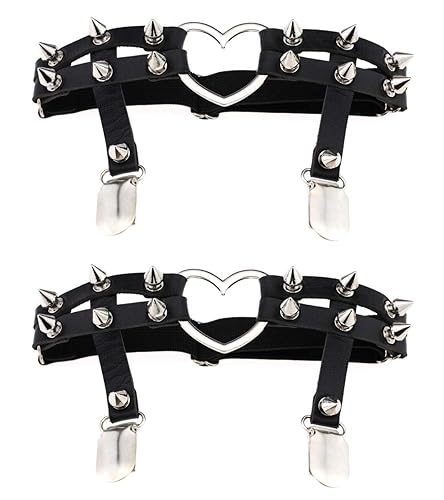 KattenKuma's tweet photo. I just received Women Sexy Leather Heart Garters Punk Rock Rivet Stud Leg Ring 2pcs - One Size - Black from Asmodeus177 via Throne. Thank you! https://t.co/tolmdqEIOM #Wishlist #Throne https://t.co/HkPmzUJ3Q8