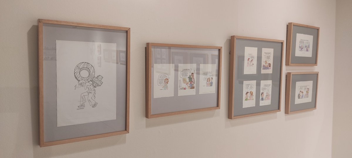 JoseMaSombria's tweet photo. Inaugurada en Alcalá de Henares la exposición "Maitena Quevedos 2025" en la Capilla del Oidor, desde hoy hasta el próximo 16 de julio. #maitena @maitenaburunda https://t.co/tV16z8yrJi