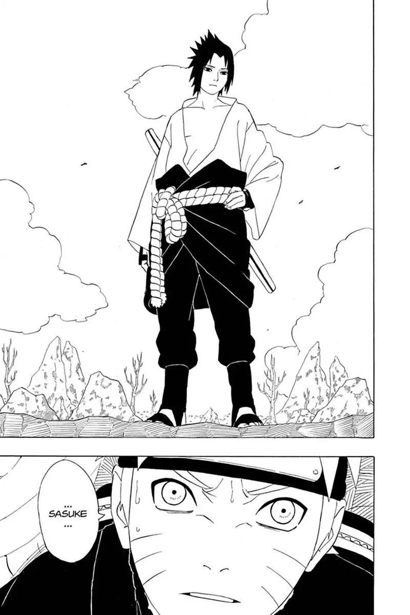 cultofsasuke's tweet photo. sasuke being naruto's angel https://t.co/JXr1fUahyN