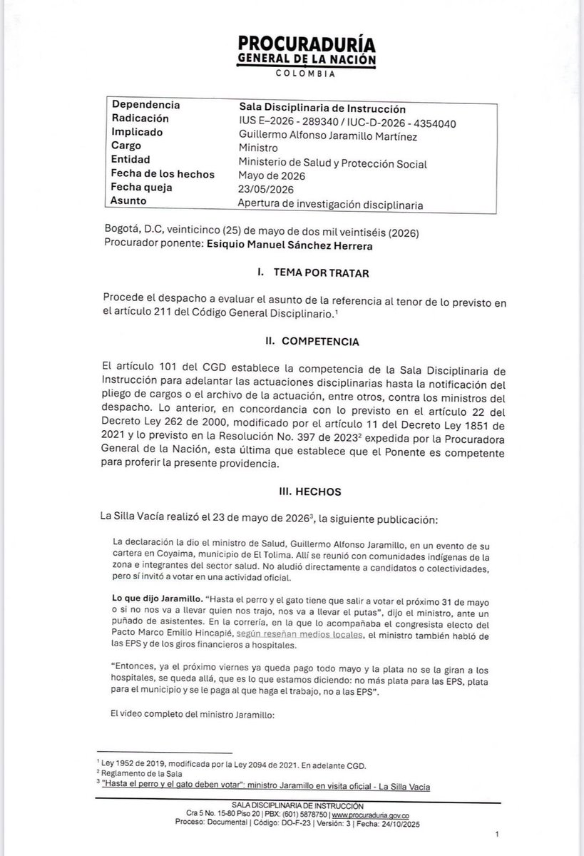 María Fernanda Cabal tweet media