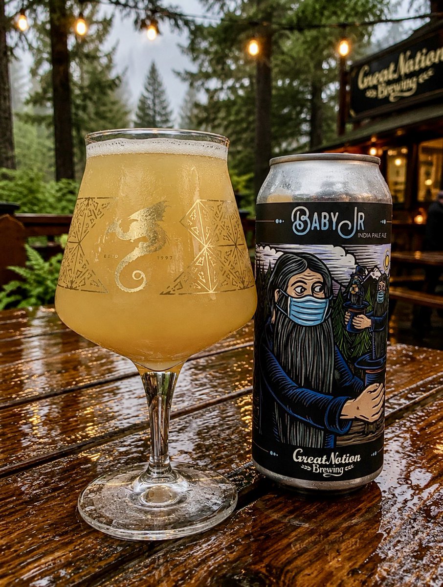 BeerAdviser's tweet photo. Baby Jr. from @GreatNotionPDX (Portland, OR)
4.2% session hazy with citrus, tropical notes, and soft body. Crushable.
Beer Adviser score: 4.263 / 5.0
One sip, you get the picture.
#BeerAdviser #SessionIPA #HazyIPA #CraftBeerReview #DrinkLocal https://t.co/d00mCsHI76