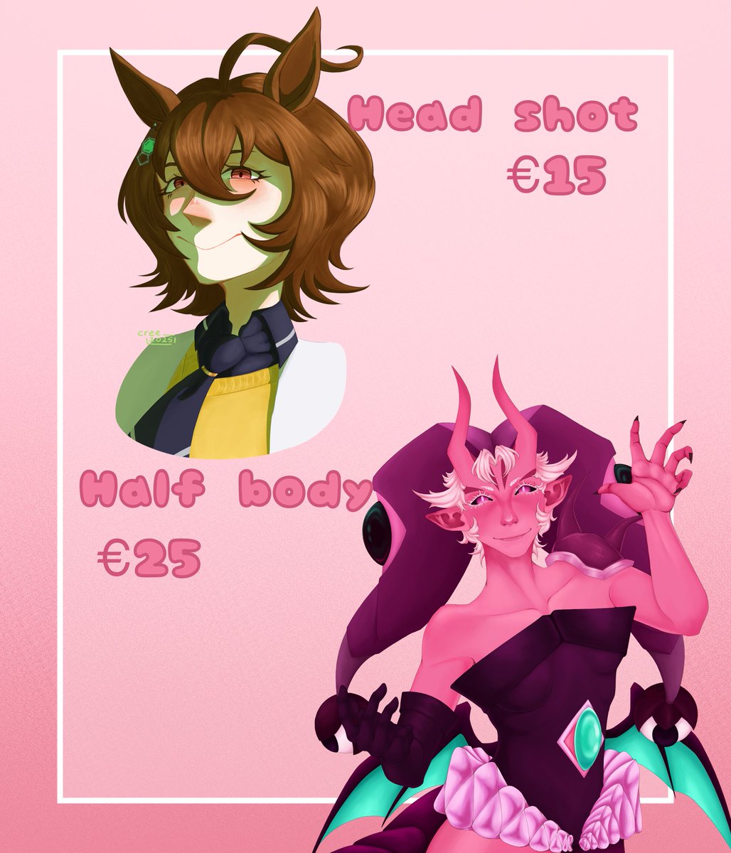 NotSoCalmCree's tweet photo. Commission sheet post!🫶
Feel free to DM me if you have any questions or are interested in my commissions! You can also find me on my VGen (link in my bio)
.
.
.
#commissionsopen #commissionart https://t.co/YE8LvO2xud