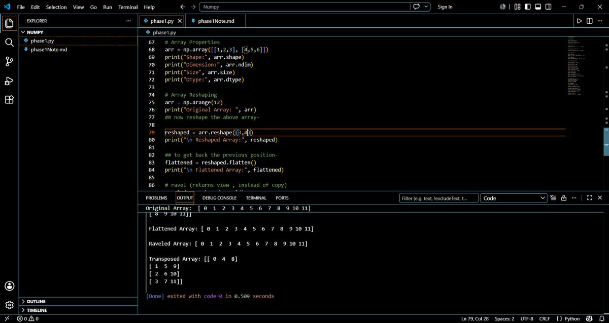 Palit54116Sayan's tweet photo. One DSA problem.
A little NumPy.
A little progress.

Still showed up. https://t.co/qMizIUELpF