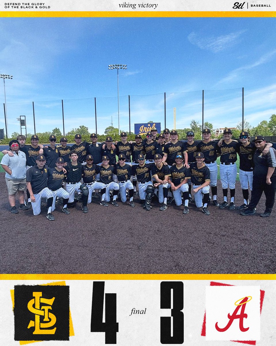 stlbaseball1's tweet photo. Headed home from South Bend with a W! #VikingWarriors https://t.co/9zzU8EgLrW