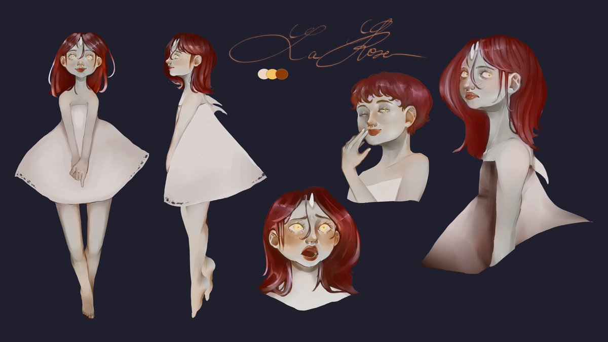 The_Starchive's tweet photo. And here's a re-design for the Rose, I decided to make her in a human form for the scene to be much more clear for the readers, and for me to have a little more fun with the design („• ֊ •„)

#characterdesign  #artmootsㅤㅤㅤㅤ https://t.co/Im1NhASo5l