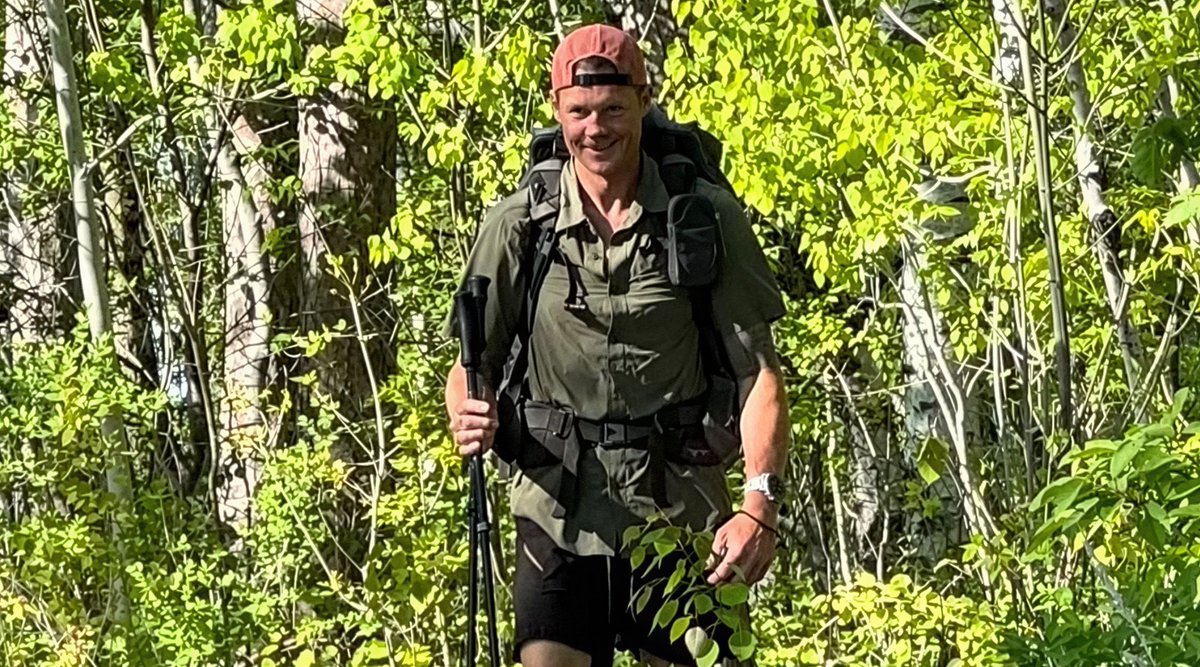 CanTrailRunning's tweet photo. Canadian ultrarunner sets world’s longest unsupported FKT in Wisconsin:

https://t.co/JBvg0lEoGh https://t.co/zvFdotnG3M