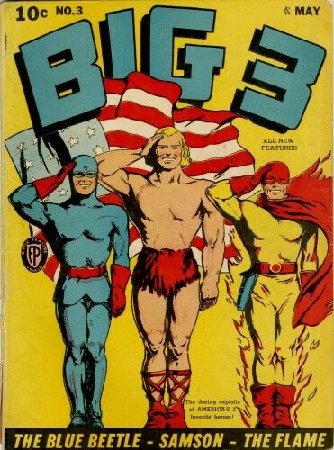 BrianWPrescott's tweet photo. #BIG3 No. 3 🇺🇸 #BlueBeetle 🪲 #Samson #TheFlame 🔥 #FoxFeatures 🦊 https://t.co/LvMgGQKYOA