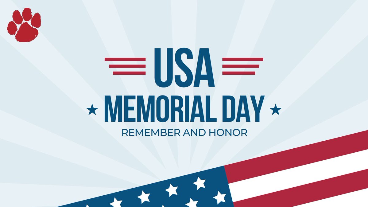 MoonTigersAD's tweet photo. On this Memorial Day, we remember and honor those who made the ultimate sacrifice for our country. https://t.co/PcjbE1n5X9