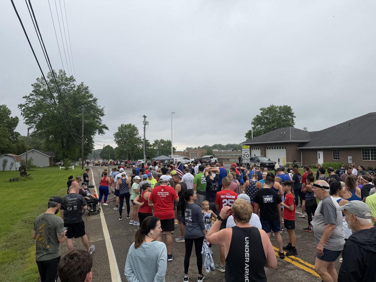 MKishman's tweet photo. A nice morning for the Hero 5k Race/Walk. What a great event put on by Operation Flags of Freedom and The Perry  Project Group.🇺🇸 #OH50 https://t.co/ZjSdO0Kkwi