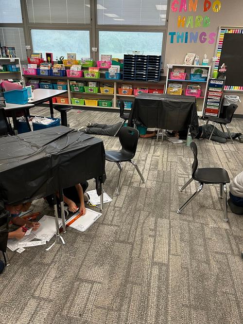 BrightElSchool's tweet photo. ⛺ Camping Day Fun! 📚🐾
Mrs. Horner's 2nd graders enjoyed Camping Day by reading, learning, and working in their classroom tents! What a fun way to bring books and learning to life while creating lasting memories with classmates. ❤️🖤

#WatchSunmanDearborn https://t.co/FNS5Am1WQ9