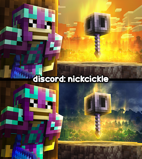 nickcicklecool's tweet photo. which version do you prefer? (commissions open) https://t.co/x30PHIsKCM