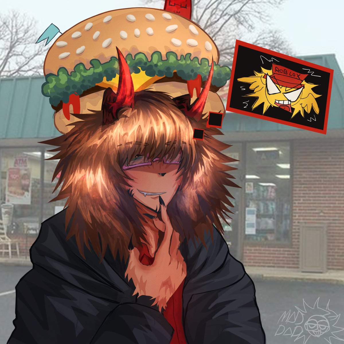 maddad44d's tweet photo. He's up to something👀

#pizzaburger #forsaken https://t.co/pdIZRxwHWH