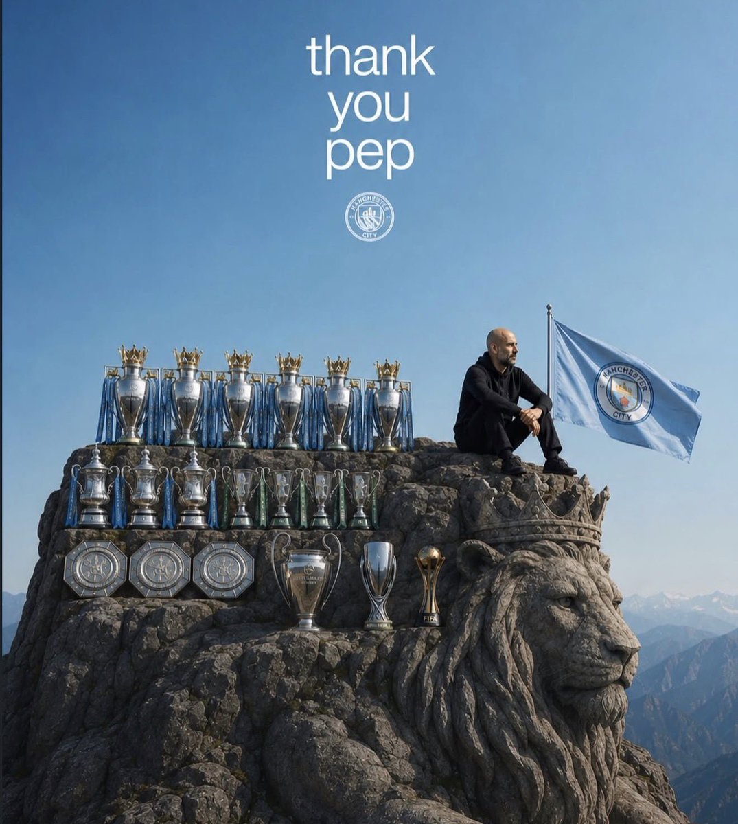 emeraldjustine1's tweet photo. Thank You PEP Guardiola🥹🩵🩵
We love you and we will forever be grateful for the memories, the trophies, and the beautiful football💙🐐 https://t.co/m2JTGN27ei