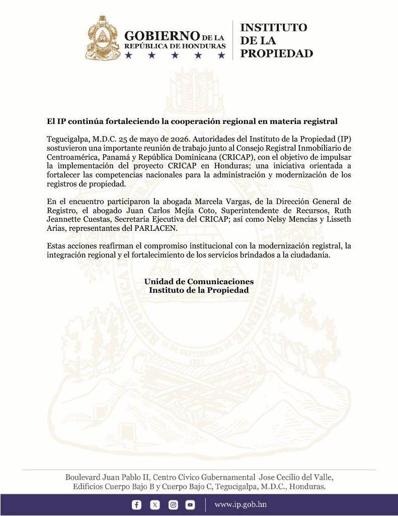 Instituto de la Propiedad tweet media
