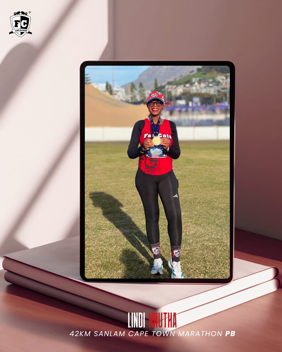 fatcats_ac's tweet photo. 𝐌𝐨𝐭𝐢𝐯𝐚𝐭𝐢𝐨𝐧𝐚𝐥 𝐌𝐨𝐧𝐝𝐚𝐲 ❤️🔥

A massive weekend for #FatCats at the Sanlam Cape Town Marathon!
Big ups to 𝐁𝐨𝐧𝐠𝐢 on the 10km Peace Run, and to 𝐂𝐫𝐚𝐢𝐠,𝐋𝐢𝐧𝐝𝐢,𝐍𝐨𝐦𝐚𝐦𝐩𝐨𝐧𝐝𝐨 &amp; 𝐀𝐲𝐚𝐧𝐝𝐚 for smashing their marathon PBs 👏🏾💪🏾

#FatCats #Redskipa❤️ https://t.co/JVhXYYuKaW