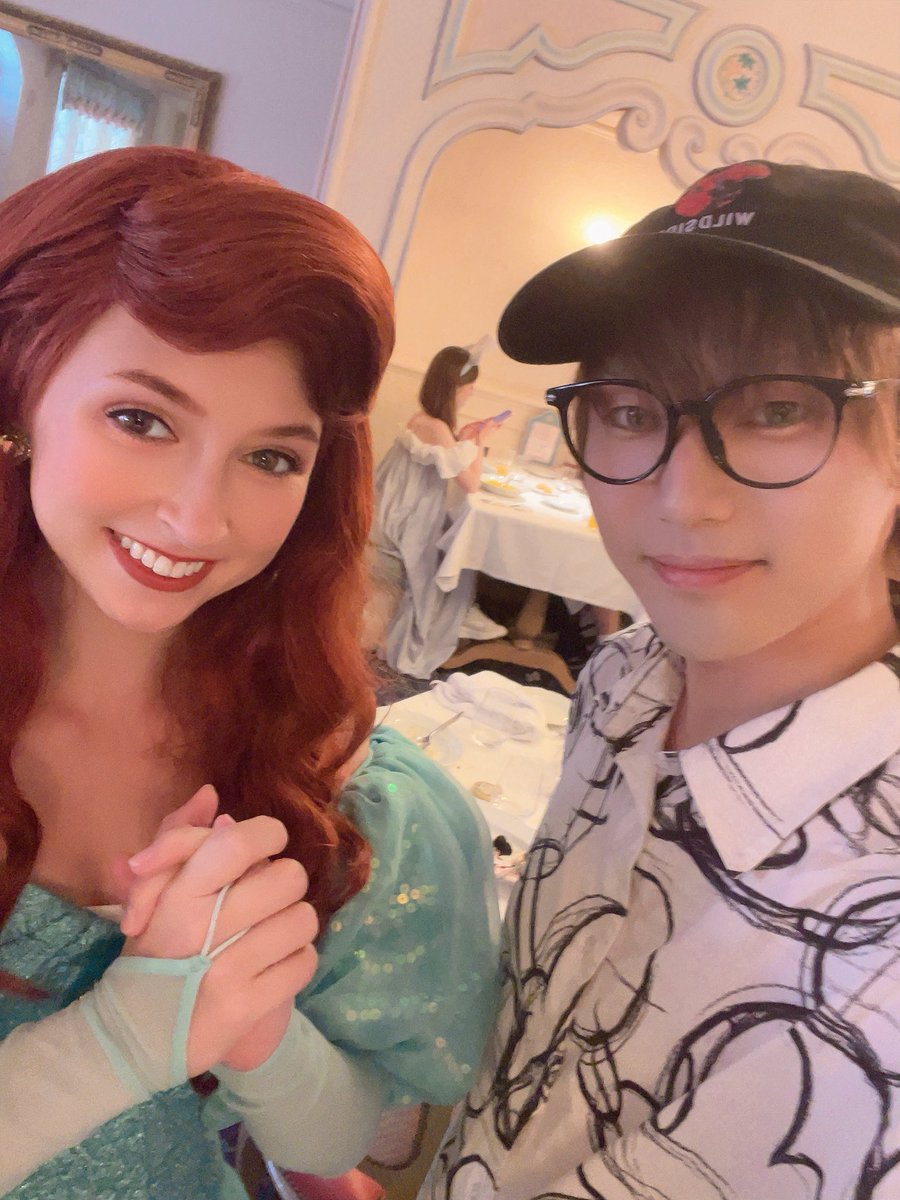 takuya___13's tweet photo. サンドリヨンレストラン🍽️
グリーティングはシンデレラ、オーロラ、アリエル、ミッキーでした🥳 https://t.co/DbEI4bZ0hb