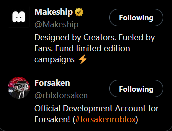mindissinister's tweet photo. @Makeship @rblxforsaken please makeship i beg of you https://t.co/48rD7u7gDu