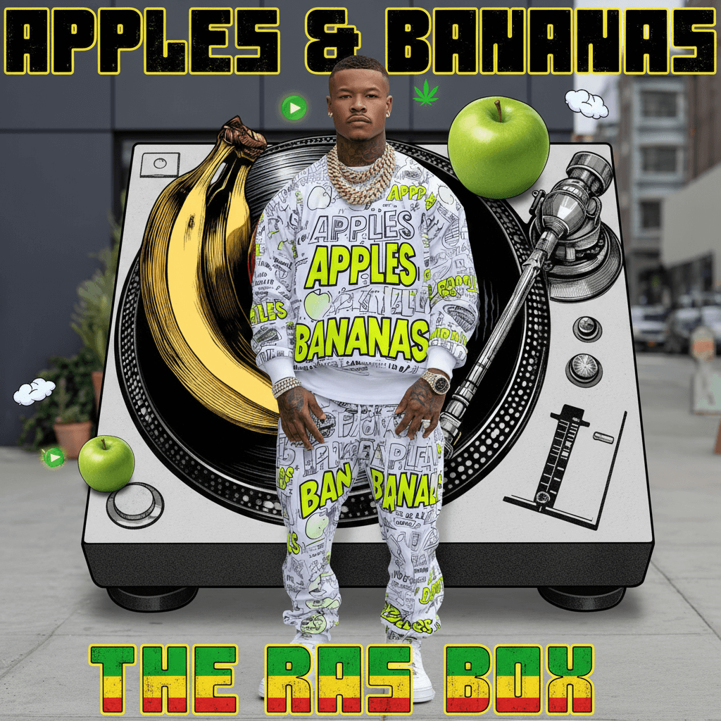 TheRasBox's tweet photo. 🔥 Drop everything. Turn it up. Post the vibe. Apples and Bananas by The Ras Box brings back that real sound — funny, funky, and fly 🍌🍎 Stream now on Spotify &amp; YouTube Music 🎶 https://t.co/sBwEy23rXz
 #ReggaeRap #TheRasBox https://t.co/gygfeiiMfU