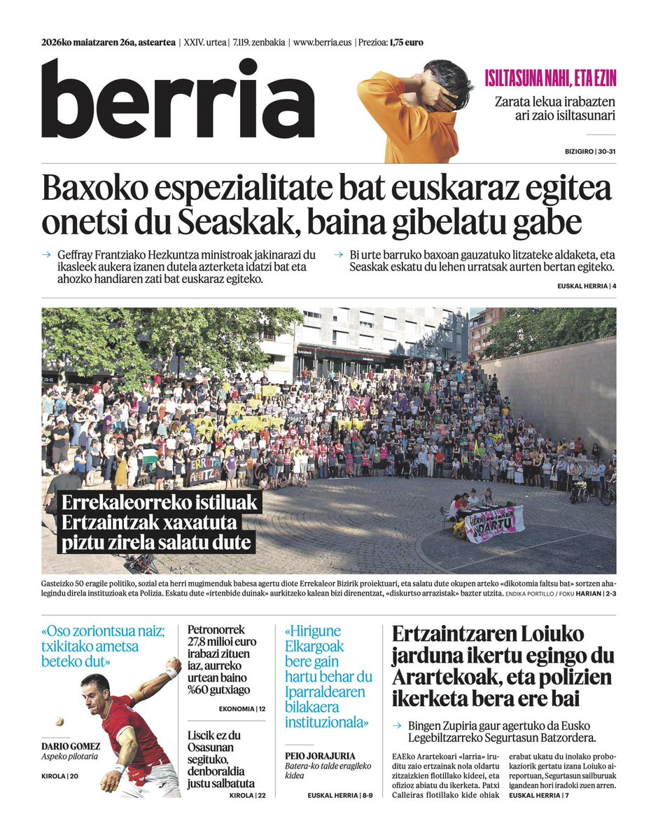 Berria.eus tweet media