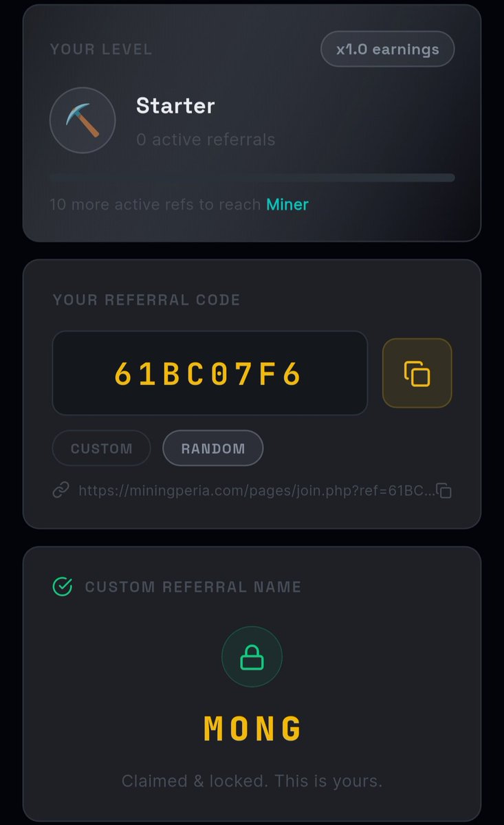 kjhmong0367's tweet photo. Miningperia join now.

Refferal code : 61BC07F6

https://t.co/lNit4h4QNE

#PeriaCoin #miningcrypto #bnbchain https://t.co/0n5lac5UA0