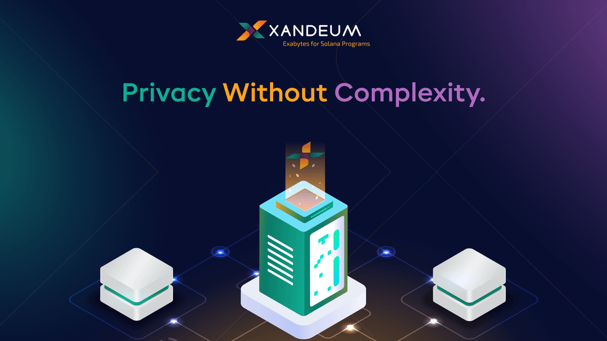 Xandeum's tweet photo. You don't need to understand pNodes or erasure coding to use Oxorro.

You just need to care about where your data lives, and who controls it. https://t.co/oOSmuwQIOB