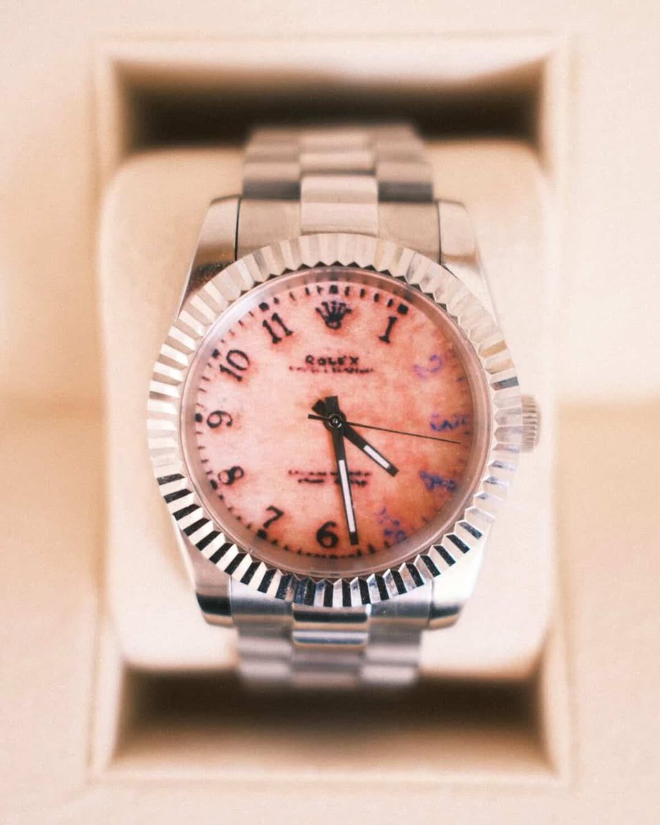 streetsouk's tweet photo. Human Flesh Rolex by tattoo artist Dillongerstung https://t.co/gHbV5CS6Hz