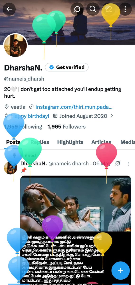 DharshaN. tweet media