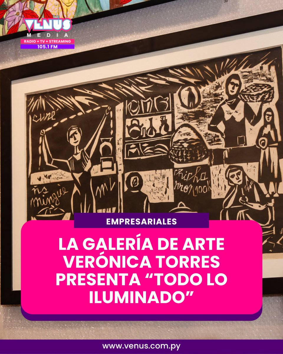 venusmedia's tweet photo. ✨ Así se vivió “Todo lo Iluminado” en la 12ª edición de La Noche de Galerías en el Shopping Mariscal.

La muestra reunió a grandes artistas y celebró los 30 años de trayectoria de la Galería Verónica Torres impulsando el arte paraguayo. 🎨 https://t.co/YUChtOOk9z