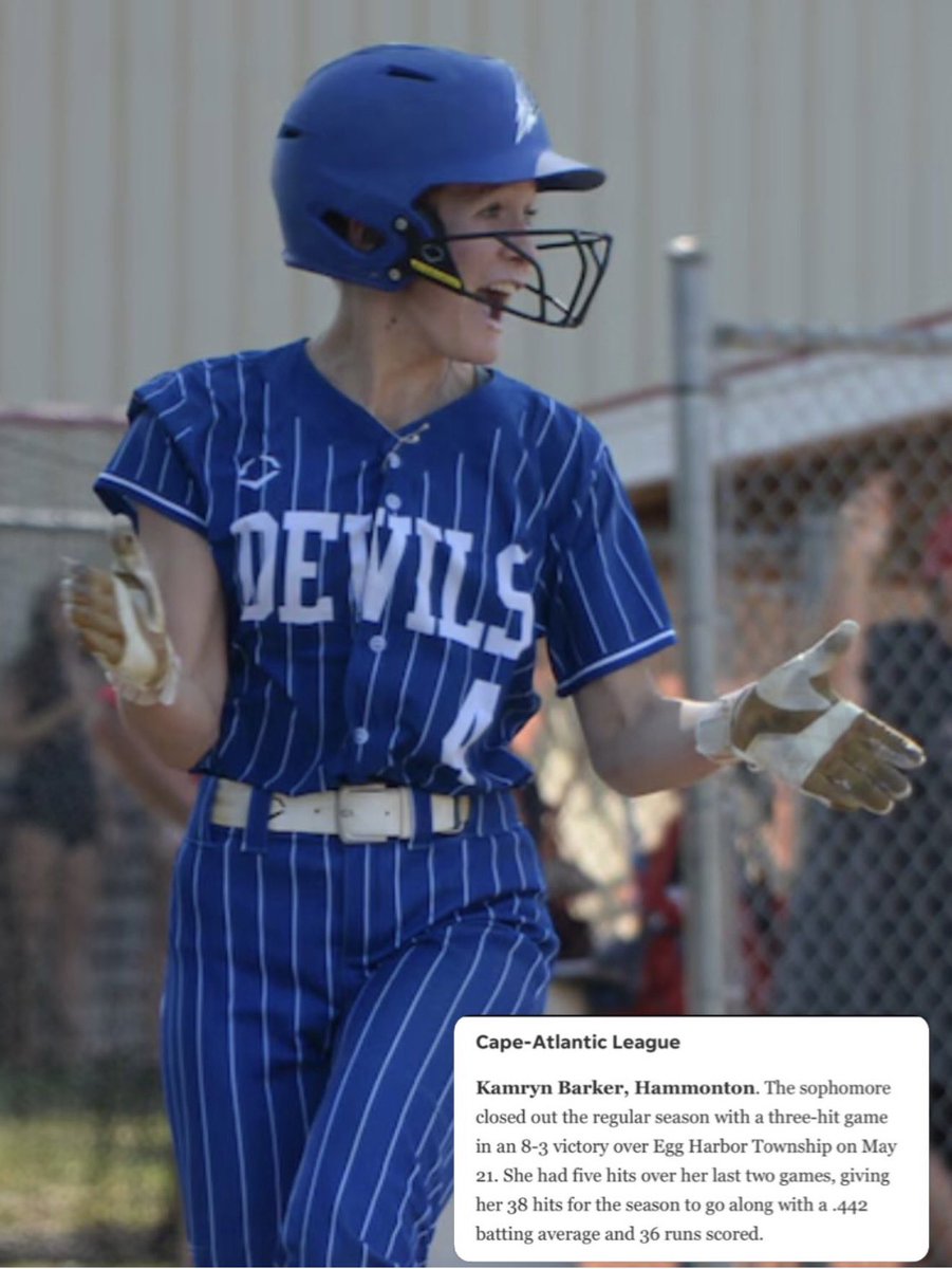 Hammonton High School Softball tweet media