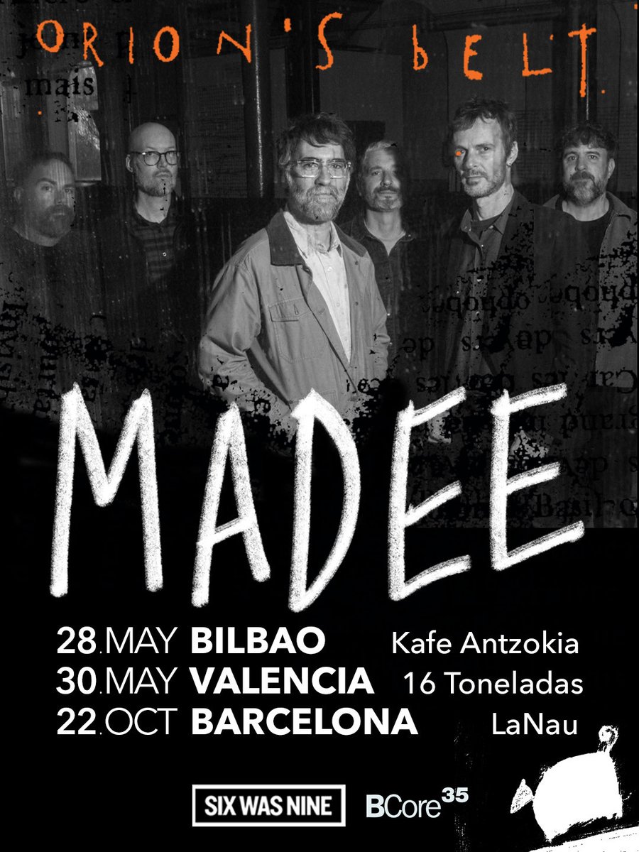madeesongs's tweet photo. Esta semana MADEE arrancamos gira en BILBAO y VALENCIA!

🎫 Bilbao: https://t.co/ieOeJq097S

🎫 Valencia: https://t.co/dopc79MYH0

🎫 Barcelona: https://t.co/i4kcYfL0En https://t.co/aQ0sSD9O0a