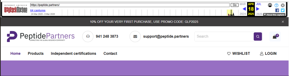 Peptide Partners tweet media