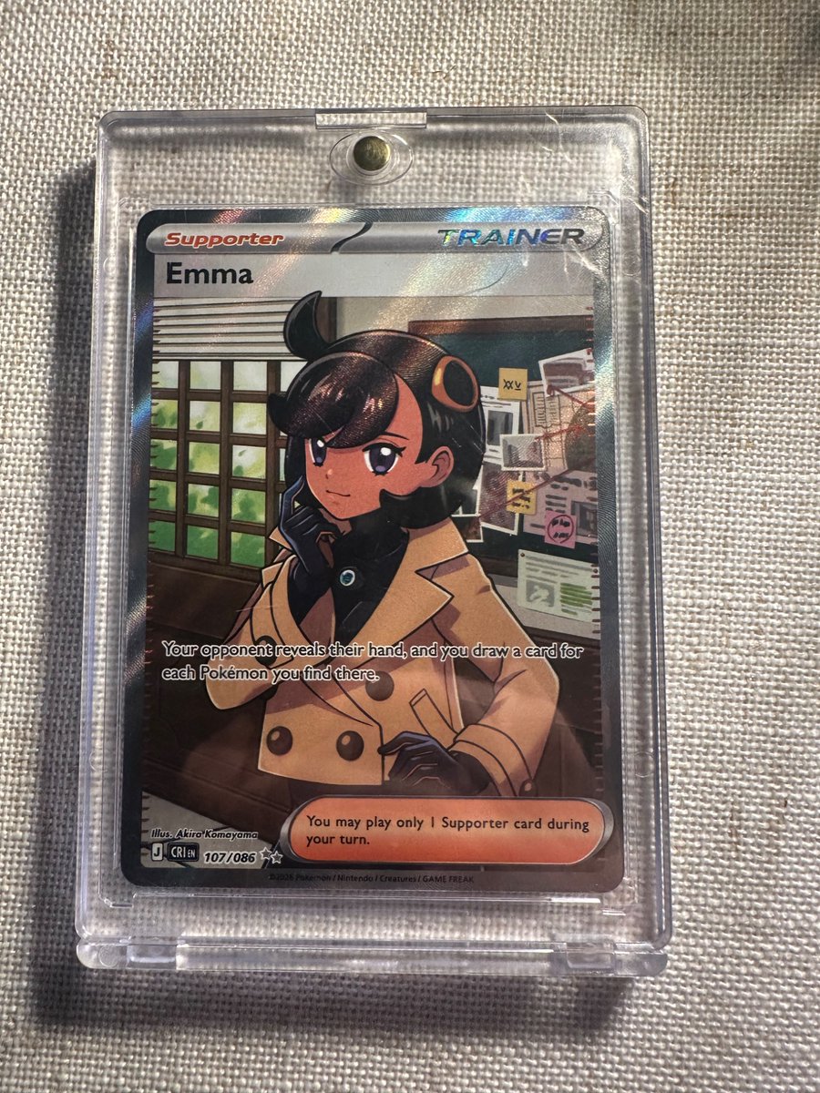 jachtm's tweet photo. @PokemonRestocks My son opened one sleeved pack and pulled this yesterday. Good luck so far! https://t.co/E5SsbUrXI4