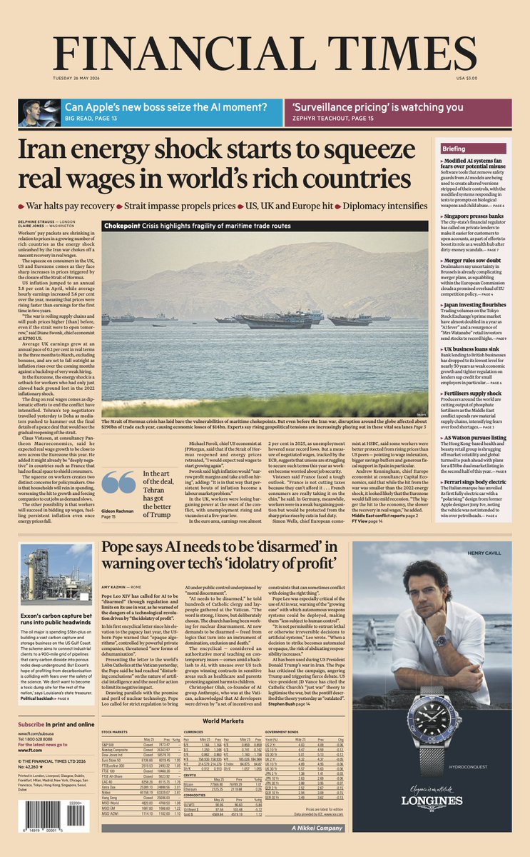 Financial Times tweet media