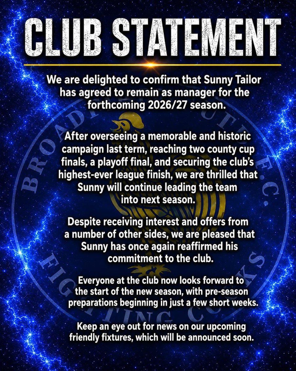 Broadfields United tweet media