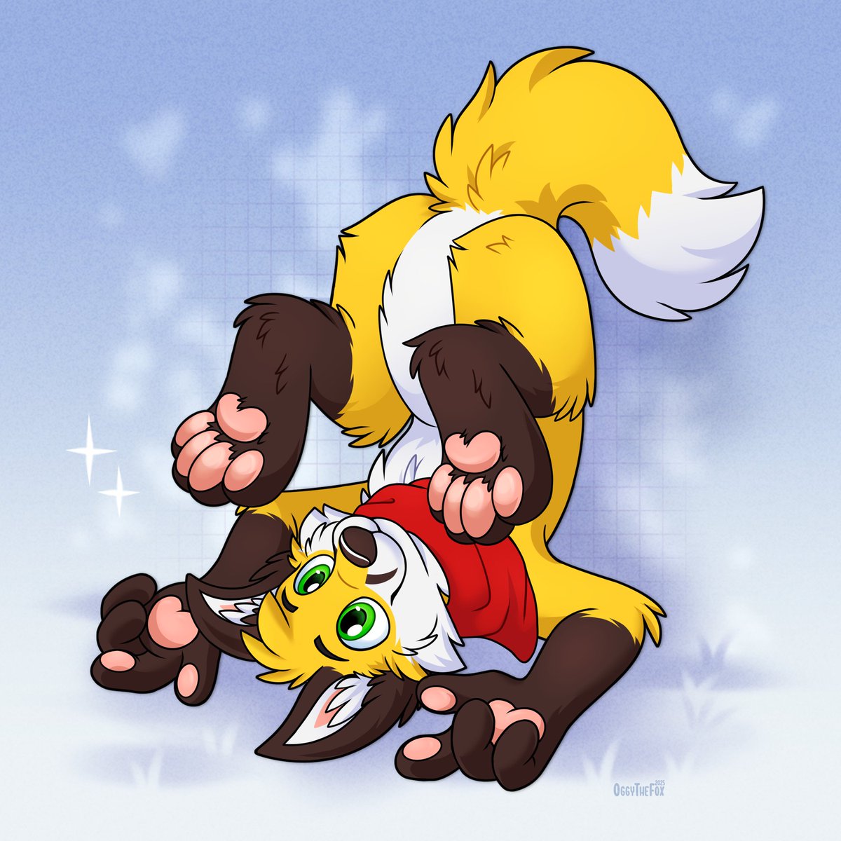 NicoFoxie's tweet photo. Stargazing ✨🦊💛 

🖌️@OggyOsbourne https://t.co/KBtMc59UfT