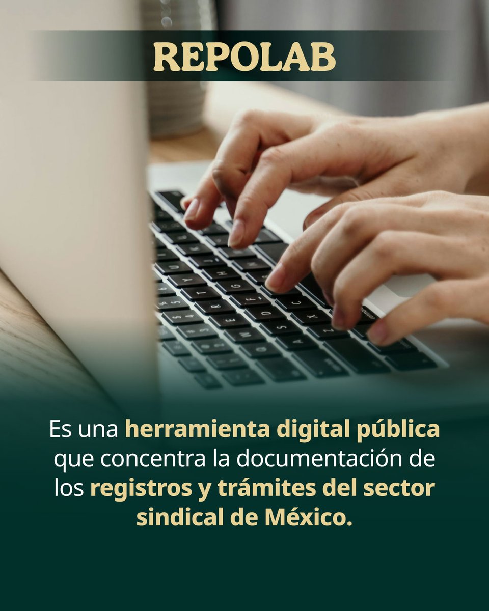 STPS_mx's tweet photo. El #RepoLab es una plataforma instrumentada por la #STPS y el @Centrofcrl donde puedes consultar Contratos Colectivos de Trabajo, tabuladores salariales y documentos previos y posteriores a la #ReformaLaboral.

👉🏾 Visítalo: https://t.co/La4hgVT7uE https://t.co/G1r1BSqeuk