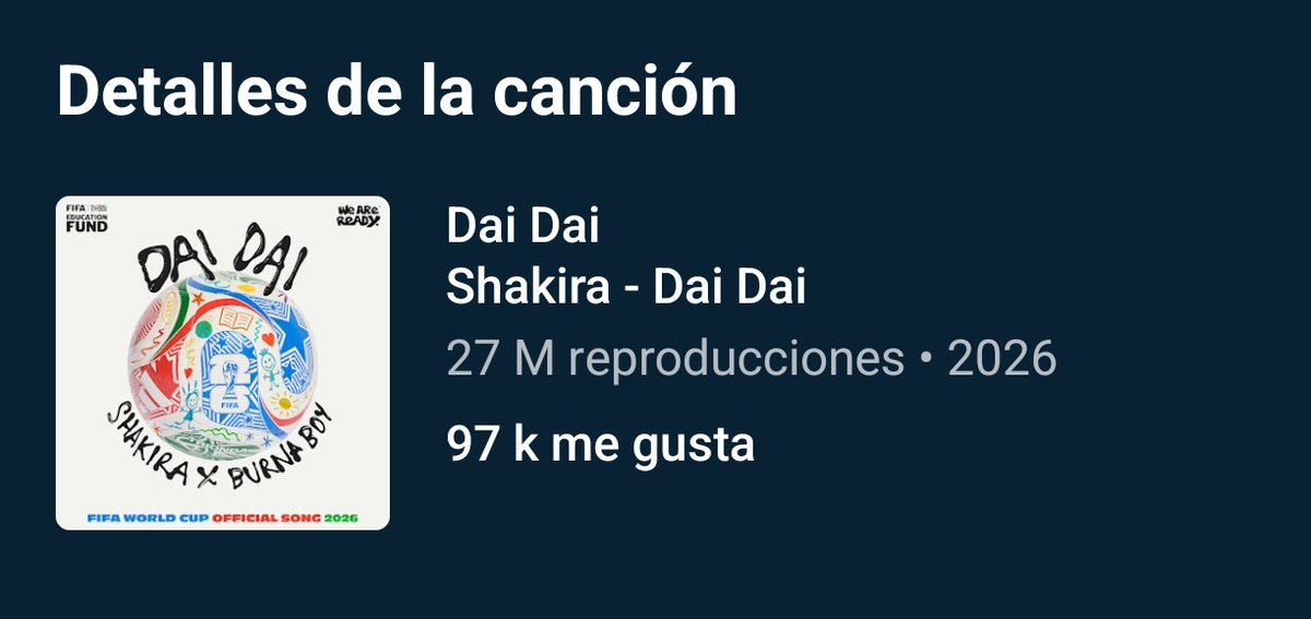 Shakira Global | DAI DAI ⚽🇲🇽🇨🇦🇺🇸 tweet media