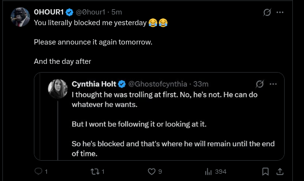 Cynthia Holt tweet media