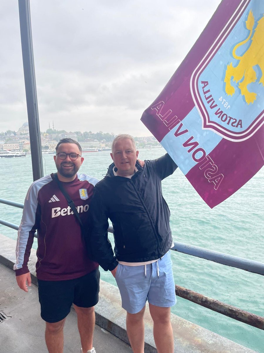 andycoles92's tweet photo. My Dad’s been going since the 60’s home and away. To see his face watching @jmcginn7 lift the trophy was priceless. Next photo was took at full time. Love him 💜💙 https://t.co/svnV29u2gH