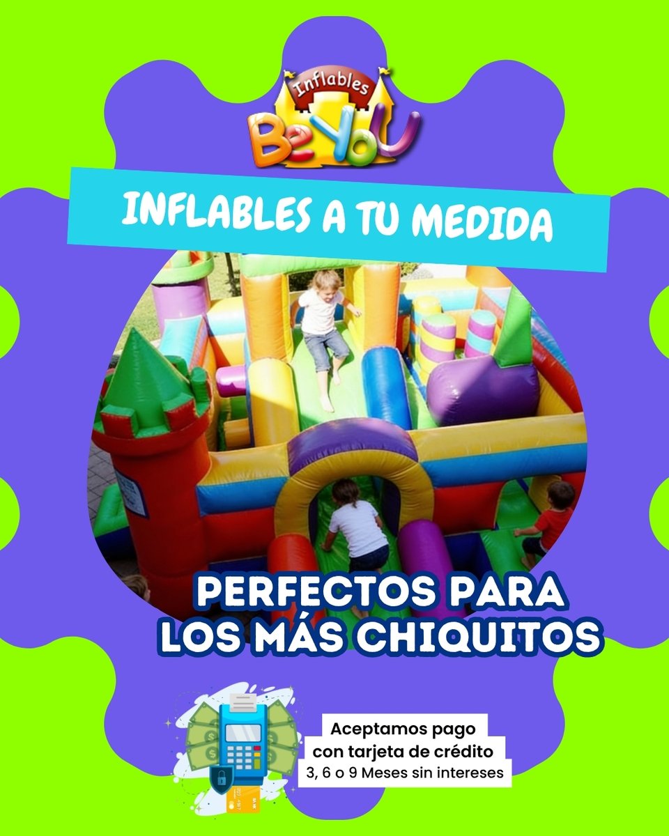 InflablesBeYou's tweet photo. Diversión segura para los más pequeños 💛🎈
👉 Escríbenos y te recomendamos el ideal según su edad. https://t.co/n8MQwMTa27
#InflablesParaNiños #BeYouInflables #DiversiónSegura #FiestasInfantiles #BeYouKids https://t.co/XJehdApRAQ