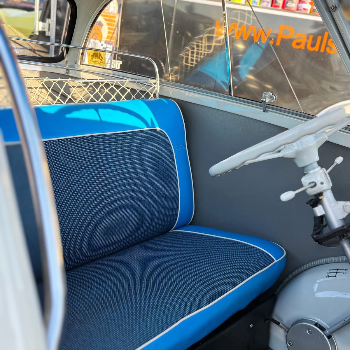rcomediagroup's tweet photo. The 1957 BMW Isetta 300 (571618) is one of those rare automobiles that instantly makes people smile no matter where it appears! Finished in blue and gray with a matching interior, this Isetta captures the charm that made these microcars so beloved. https://t.co/aTNAO7hxiS
