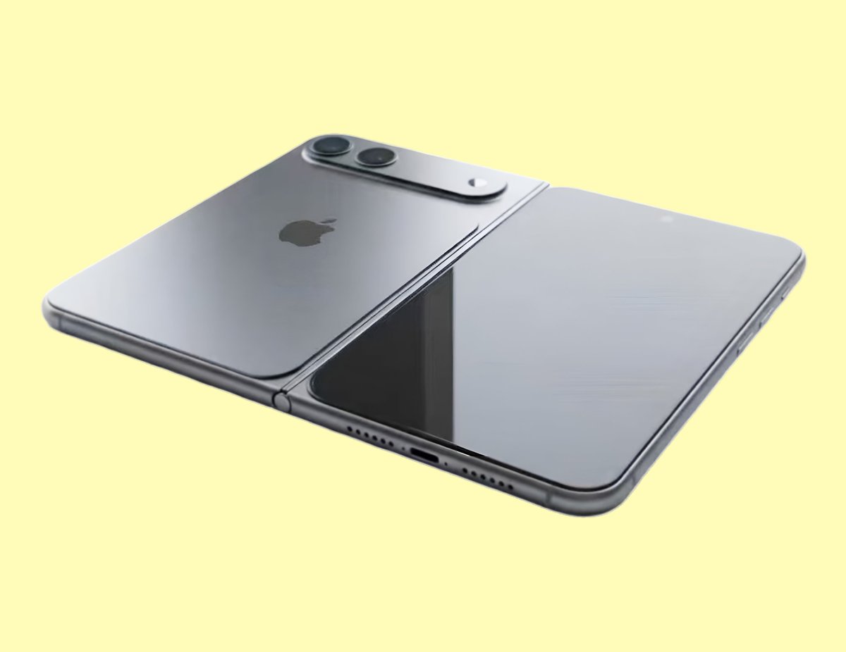 Im4kamalsingh's tweet photo. Multiple analysts expect a launch sometime in 2026 or 2027
The design is rumored to be more like a book-style foldable (similar to the Samsung Galaxy Z Fold) rather than a flip phone 
#Applefoldable https://t.co/pAW2LLLRm2