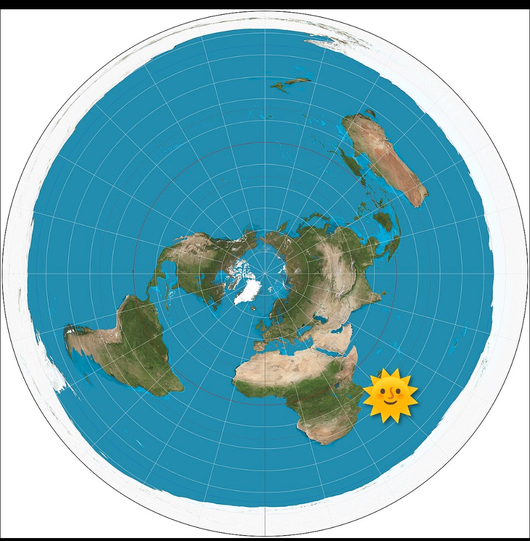 Geoff_Bitcoin's tweet photo. In the Australian Summer at the summer solstice, this is the sunrise and sunset times from December 22nd, 2025 in the cities of Ayr, Queensland and Launceston, Tasmania.

As you can see the longitude lines are virtually identical. However latitude is about 22 degrees apart.

Launceston, Tasmania (~41.4°S, 147.1°E)
Sunrise: 5:34 AM
Sunset: 8:45 PM
Daylight length: 15 hours, 10 minutes, 51 seconds

Ayr, Queensland (~19.6°S, 147.4°E)
Sunrise: 5:29 AM
Sunset: 6:48 PM
Daylight length: 13 hours, 19 minutes, 2 seconds

Ayr is closer to the tropic of Capricorn, that is the line where at noon the sun would be directly above you if your location is on that line.

At this sunset time, the actual sun solar noon position is above Madagascar.

The question for flat earthers is how is it possible to actually see the sun for longer when those people living in Launceston, Tasmania are further away from the  sun.

Flat earthers believe that the reason the sun sets is because it has a vanishing point based on perspective.

So explain why it is that those that are closer to the sun lose sight of it earlier than those that are further away?
