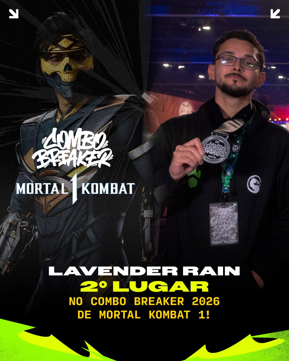 VersusOne_'s tweet photo. 🇧🇷 O BRASIL AMASSOU NA GRINGA!

MK1: Dobradinha espetacular no Top 3 com @Lavender_rain_0 em 2º🥈 e @KillerXinok  em 3º🥉! 

KOF XV: Campanhas absurdas com @eehkang  garantindo o 5º lugar e @PiteRern na sólida 13ª colocação!

Vocês são gigantes!💚 https://t.co/mWFQrUWMko