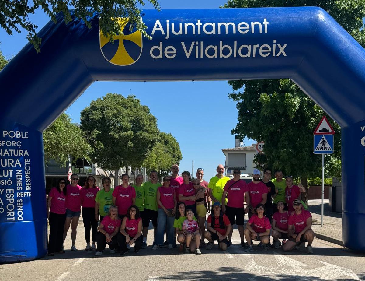 MariaSalvadoF's tweet photo. Aquest cap de setmana he pogut participar a la 3a cursa/caminada Lluitem per l'ELA, a Vilablareix, organitzada per “Ho fem per tu”, per recaptar fons per a la investigació en #ELA a @vallhebron https://t.co/ElNCeedFI6