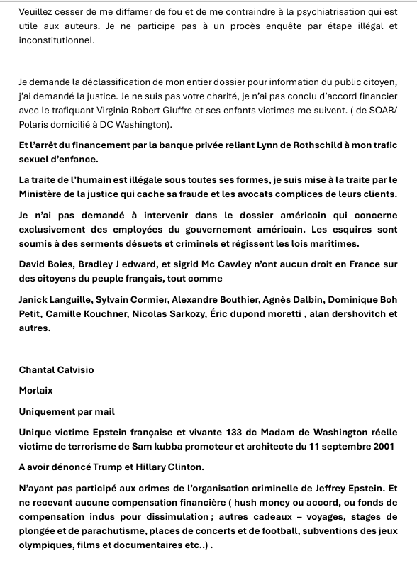 CALVISIO Chantal tweet media